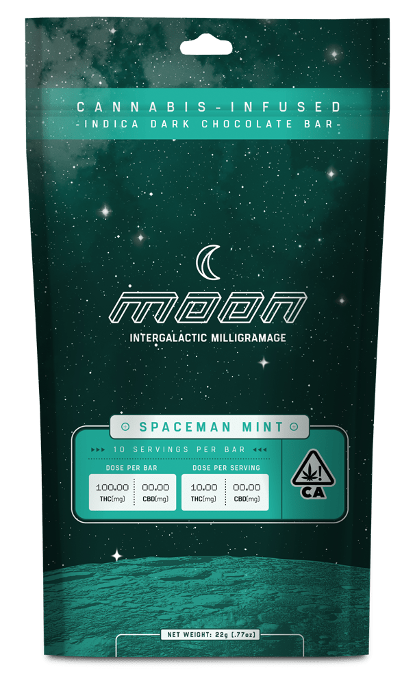 Spaceman Mint Moon Chocolate Bar